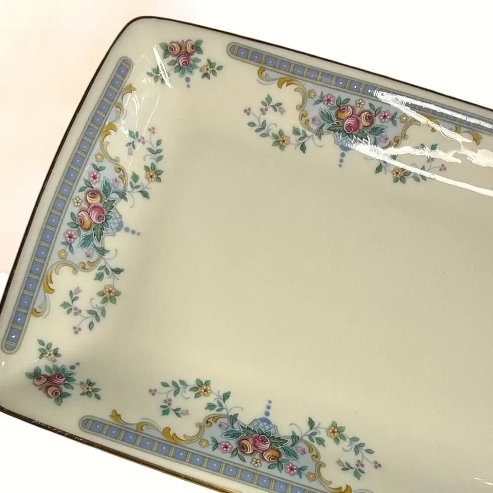 Vintage Royal Doulton Juliet H5077 Sandwich Tray Grandmillennial 1981